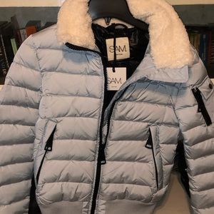 SAM. Sky Blue Puffer Jacket